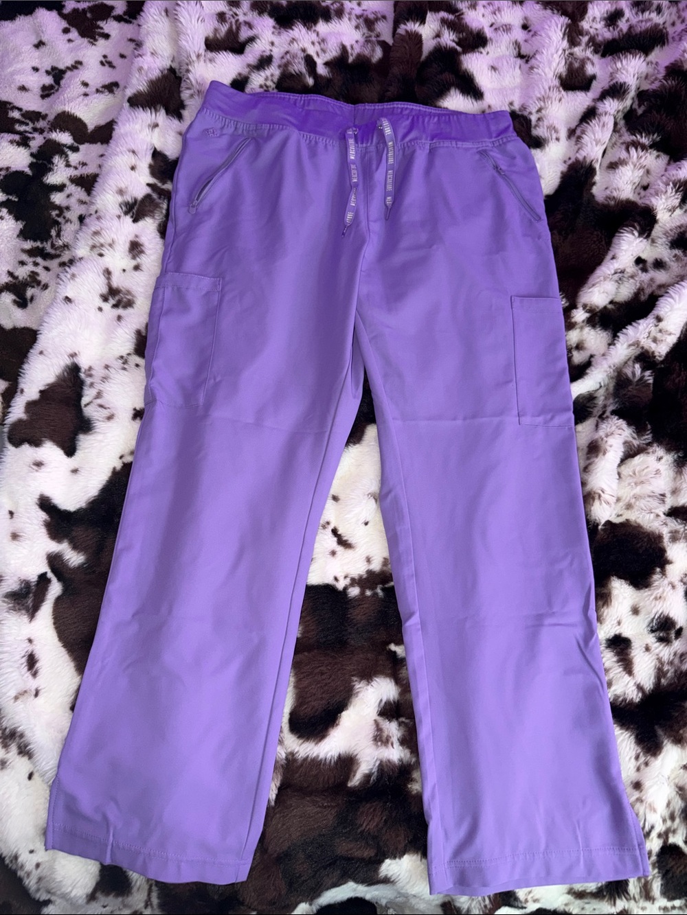 Med Couture Lavender Purple Track Pants